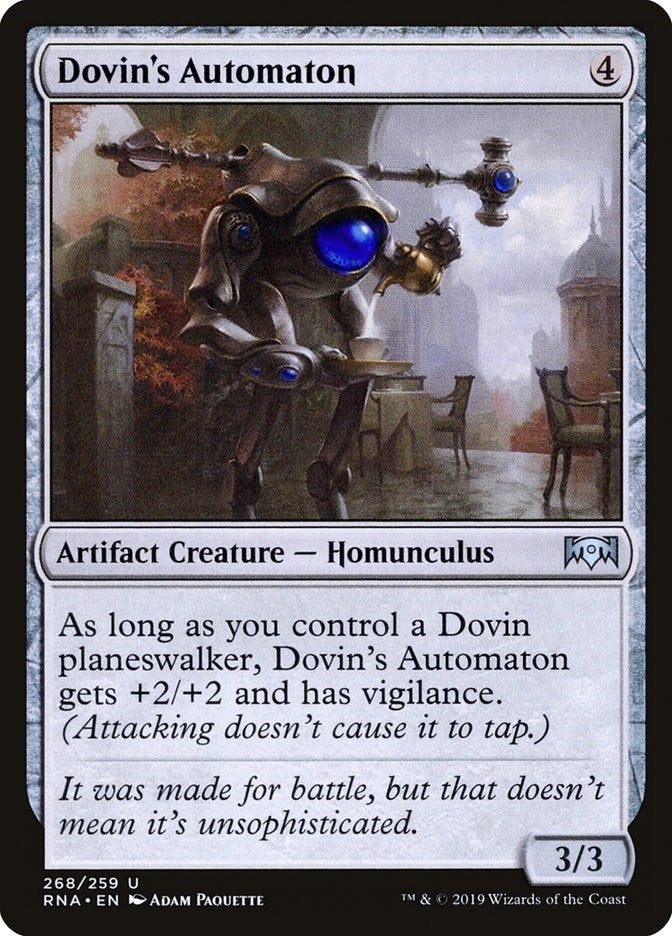 Image for Dovin's Automaton (Ravnica Allegiance) (268) - Magic: The Gathering