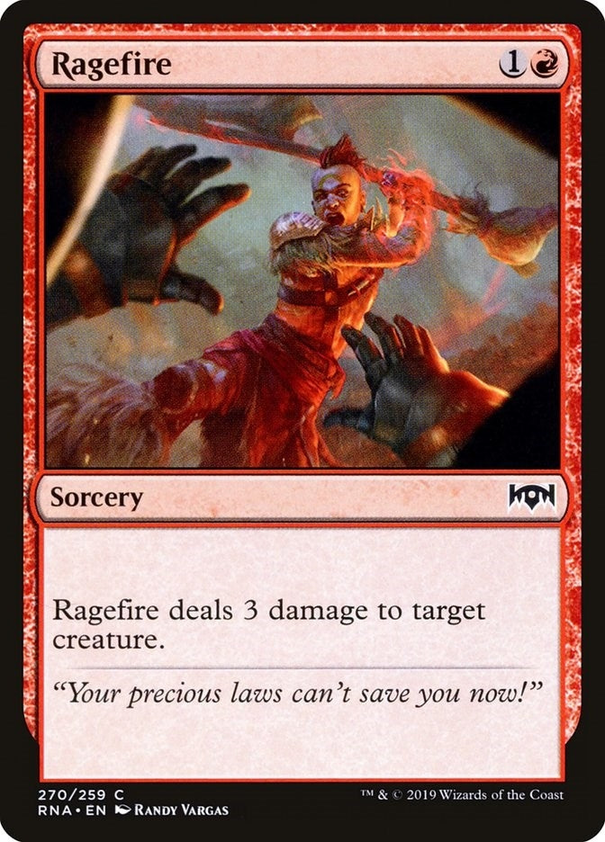 Image for Ragefire (Ravnica Allegiance) (270) - Magic: The Gathering