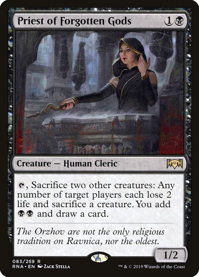 Image for Priest of Forgotten Gods (Ravnica Allegiance) (83) - Magic: The Gathering