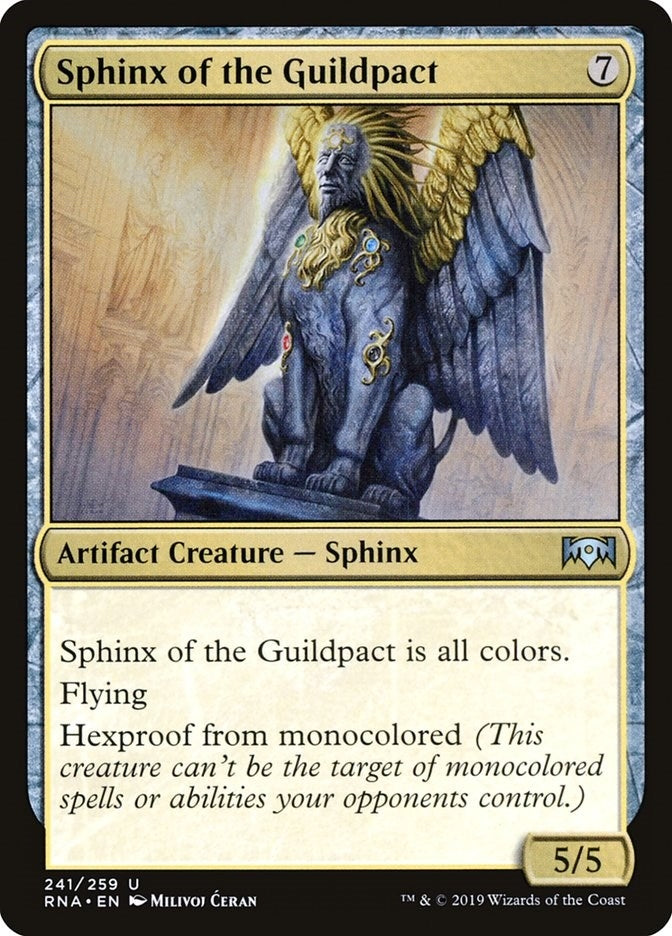 Image for Sphinx of the Guildpact (Ravnica Allegiance) (241) - Magic: The Gathering
