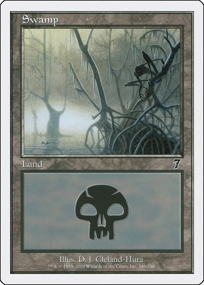 Image for Swamp (346) (7th Edition) (346) - Magic: The Gathering