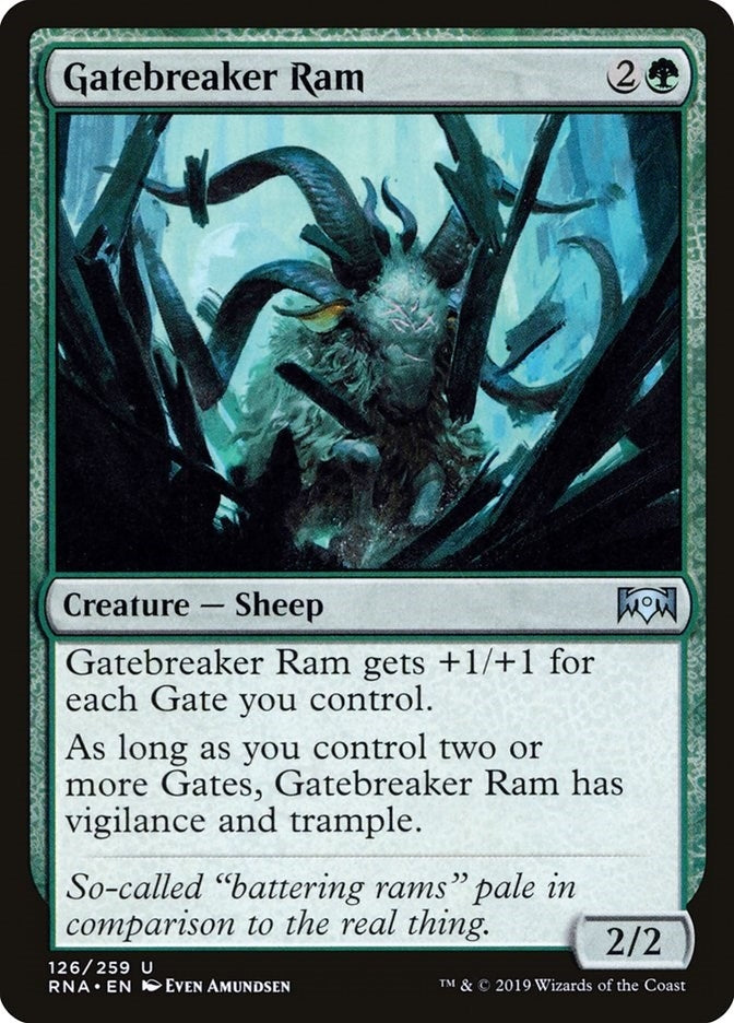 Image for Gatebreaker Ram (Ravnica Allegiance) (126) - Magic: The Gathering