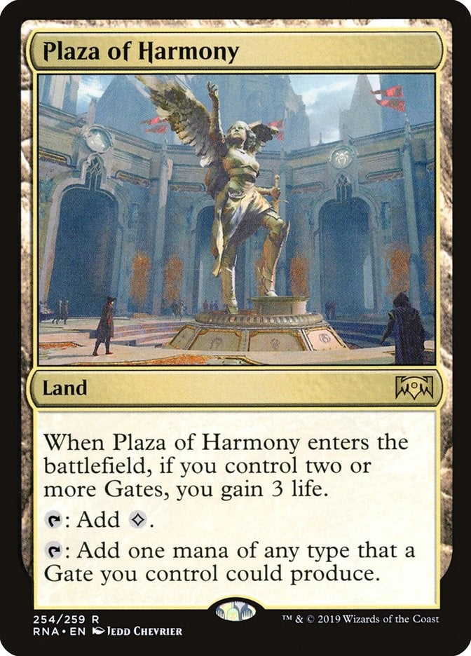 Image for Plaza of Harmony (Ravnica Allegiance) (254) - Magic: The Gathering
