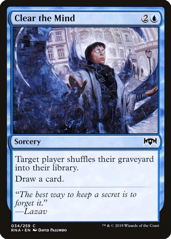 Image for Clear the Mind (Ravnica Allegiance) (34) - Magic: The Gathering