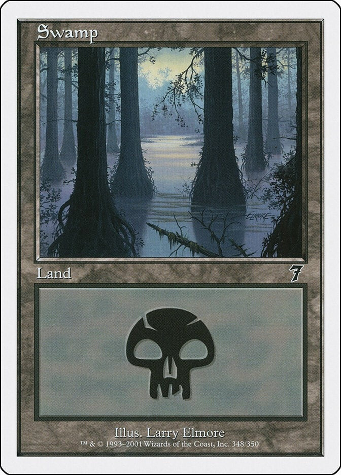 Image for Swamp (348) (7th Edition) (348) - Magic: The Gathering