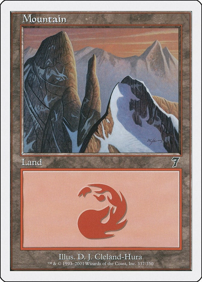 Image for Mountain (337) (7th Edition) (337) - Magic: The Gathering