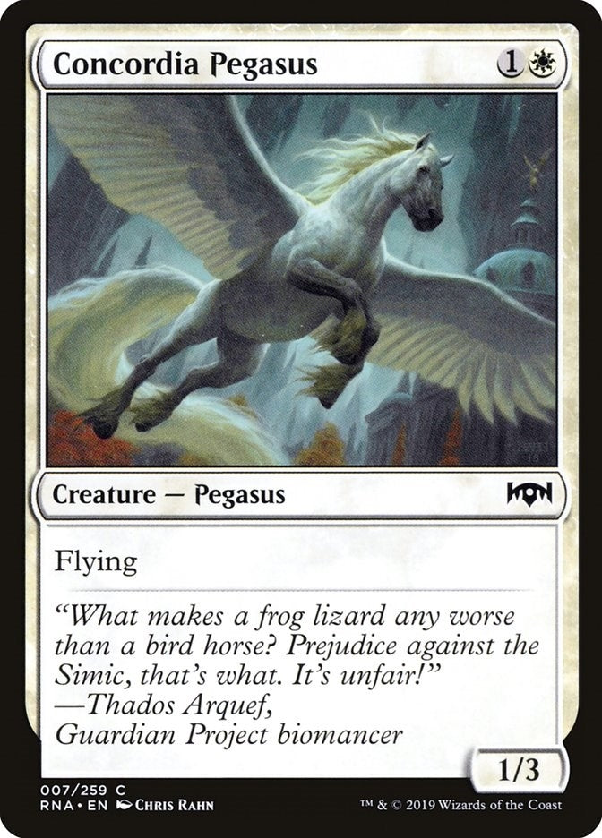 Image for Concordia Pegasus (Ravnica Allegiance) (7) - Magic: The Gathering
