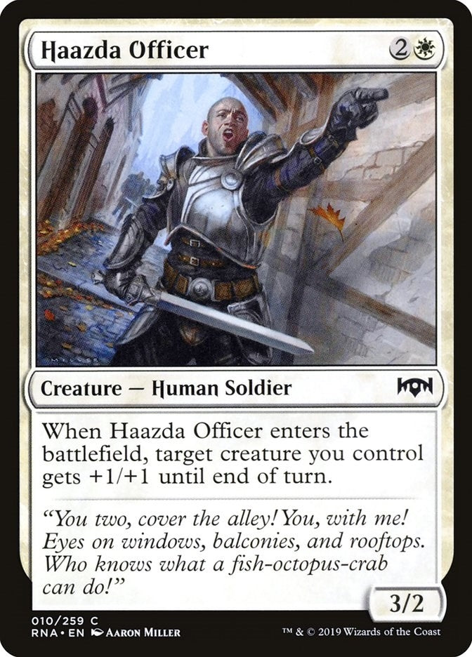 Image for Haazda Officer (Ravnica Allegiance) (10) - Magic: The Gathering