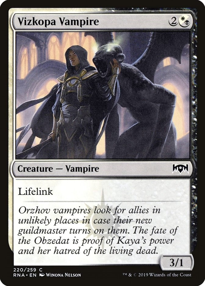 Image for Vizkopa Vampire (Ravnica Allegiance) (220) - Magic: The Gathering