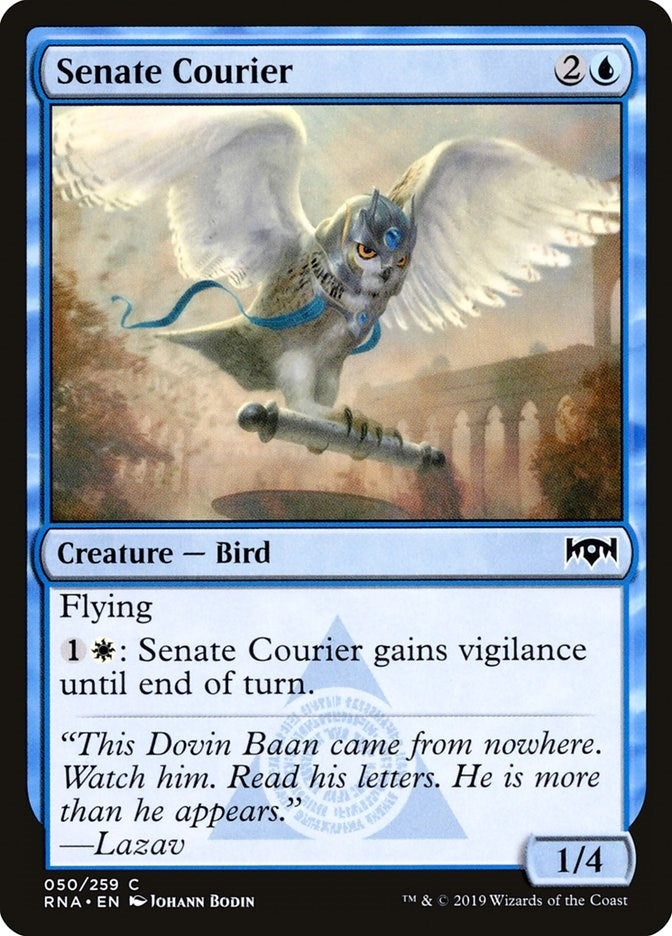 Image for Senate Courier (Ravnica Allegiance) (50) - Magic: The Gathering