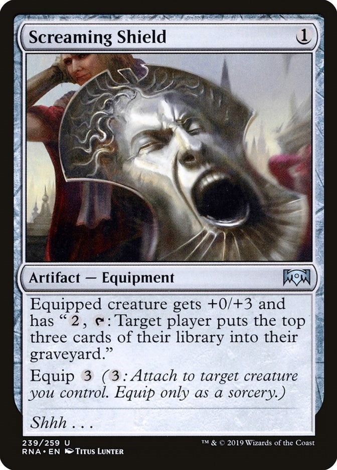 Image for Screaming Shield (Ravnica Allegiance) (239) - Magic: The Gathering