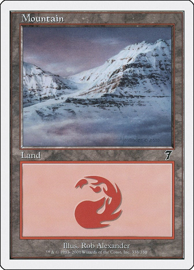 Image for Mountain (338) (7th Edition) (338) - Magic: The Gathering