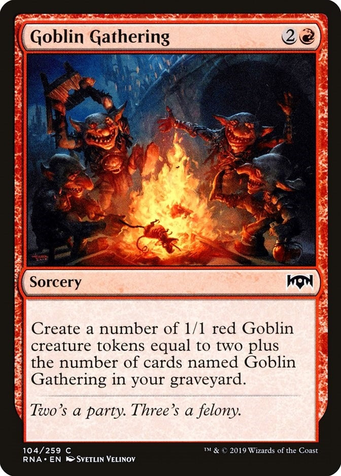 Image for Goblin Gathering (Ravnica Allegiance) (104) - Magic: The Gathering