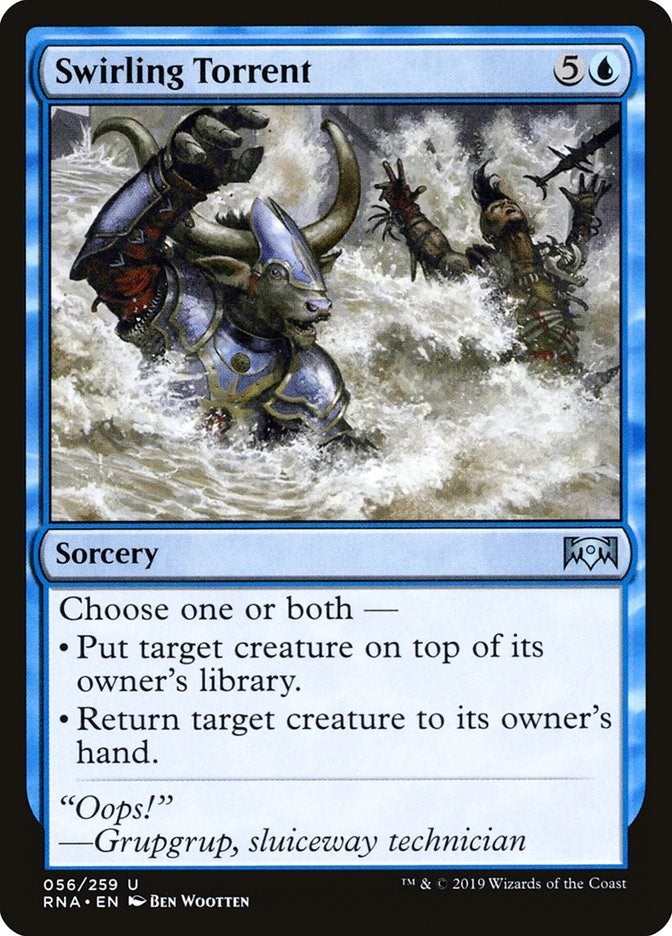 Image for Swirling Torrent (Ravnica Allegiance) (56) - Magic: The Gathering