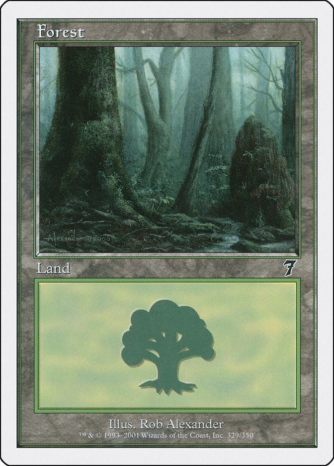 Image for Forest (329) (7th Edition) (329) - Magic: The Gathering