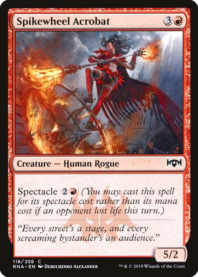 Image for Spikewheel Acrobat (Ravnica Allegiance) (118) - Magic: The Gathering