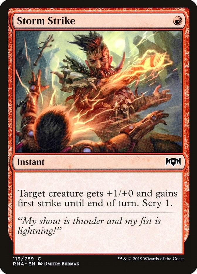 Image for Storm Strike (Ravnica Allegiance) (119) - Magic: The Gathering