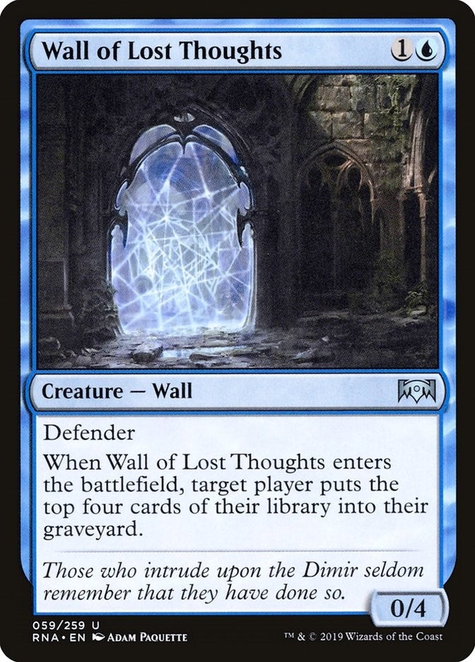 Image for Wall of Lost Thoughts (Ravnica Allegiance) (59) - Magic: The Gathering