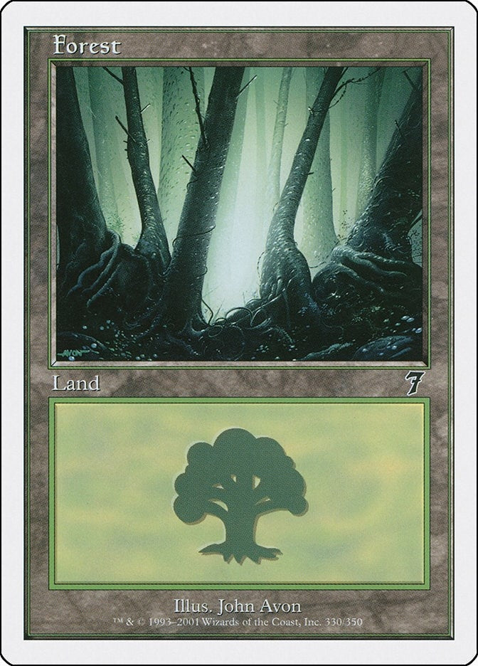 Image for Forest (330) (7th Edition) (330) - Magic: The Gathering