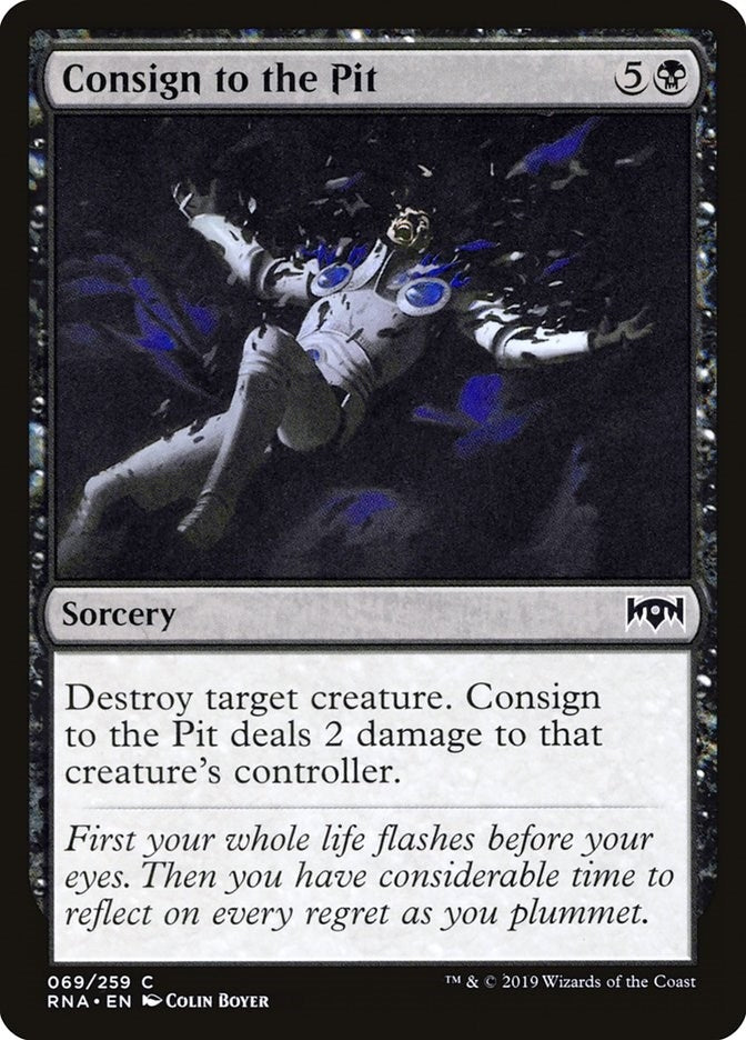 Image for Consign to the Pit (Ravnica Allegiance) (69) - Magic: The Gathering