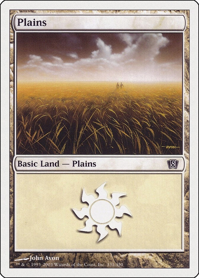 Image for Plains (331) (8th Edition) (331) - Magic: The Gathering