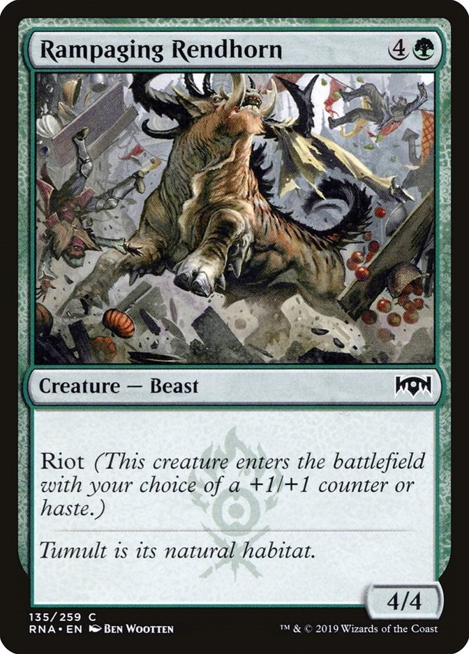 Image for Rampaging Rendhorn (Ravnica Allegiance) (135) - Magic: The Gathering