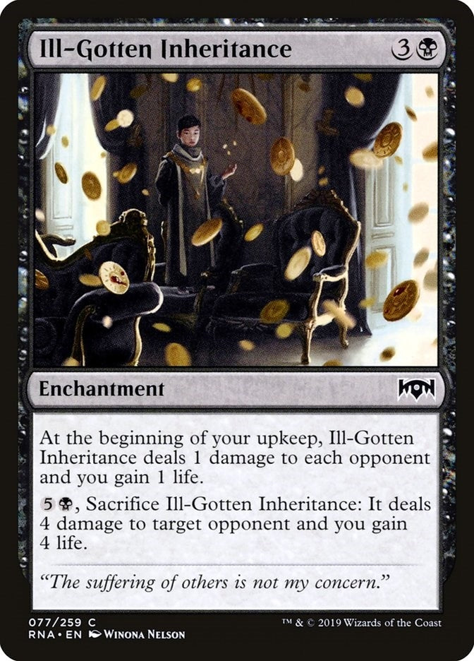 Image for Ill-Gotten Inheritance (Ravnica Allegiance) (77) - Magic: The Gathering