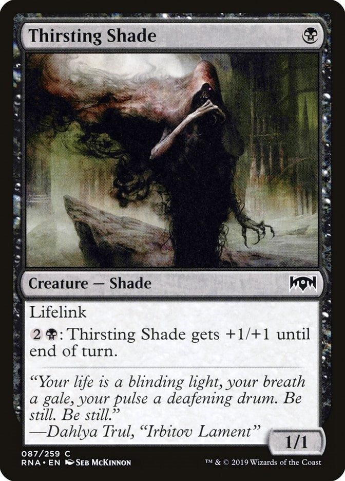 Image for Thirsting Shade (Ravnica Allegiance) (87) - Magic: The Gathering