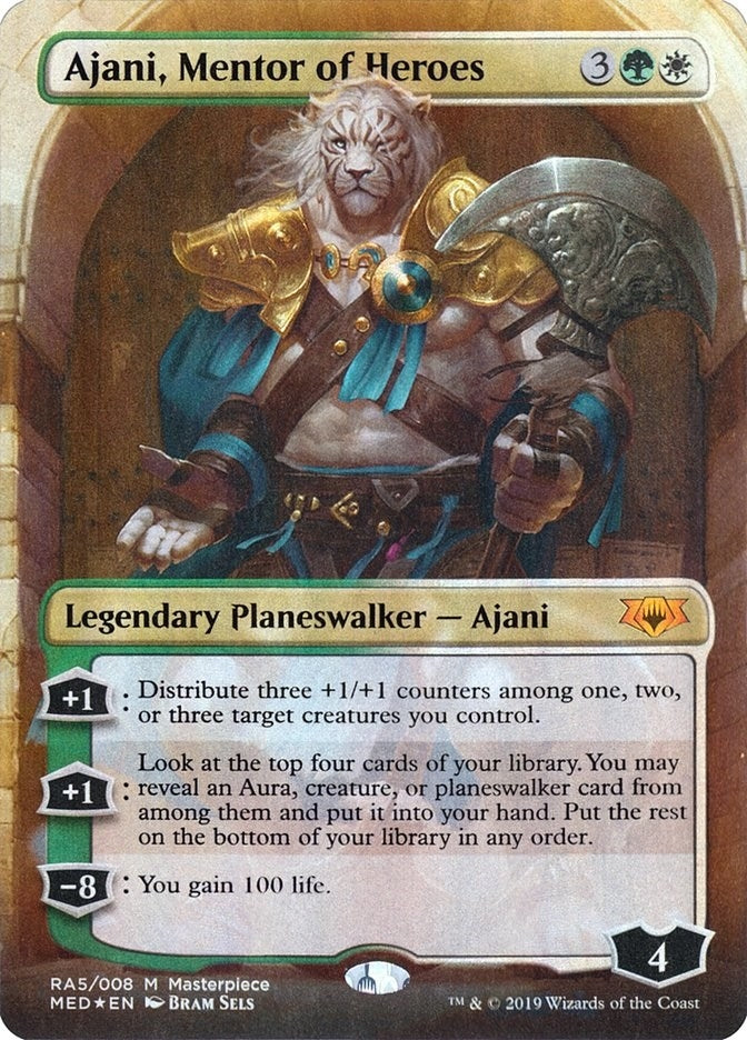 Image for Ajani, Mentor of Heroes (Mythic Edition: Ravnica Allegiance) (RA5) - Magic: The Gathering