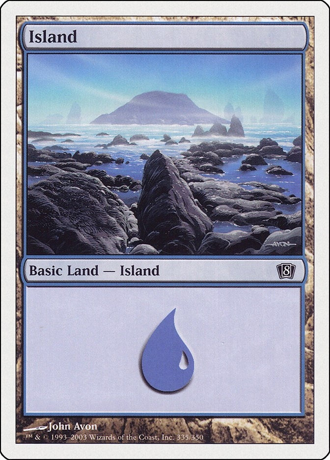 Image for Island (335) (8th Edition) (335) - Magic: The Gathering