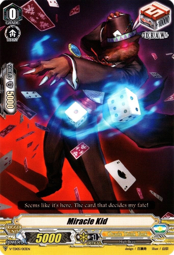 Image for Miracle Kid (V-TD05: Misaki Tokura) (V-TD05/013EN) - Cardfight Vanguard