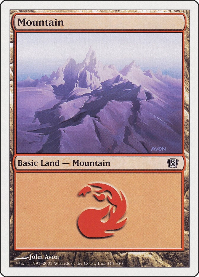 Image for Mountain (344) (8th Edition) (344) - Magic: The Gathering