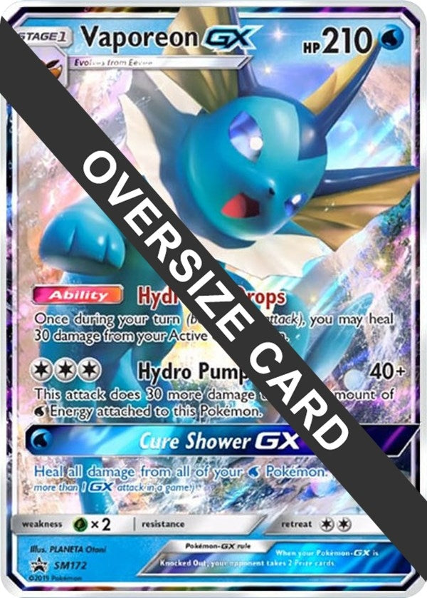 Image for Vaporeon GX - SM172 (Jumbo Cards) (SM172) - Pokemon