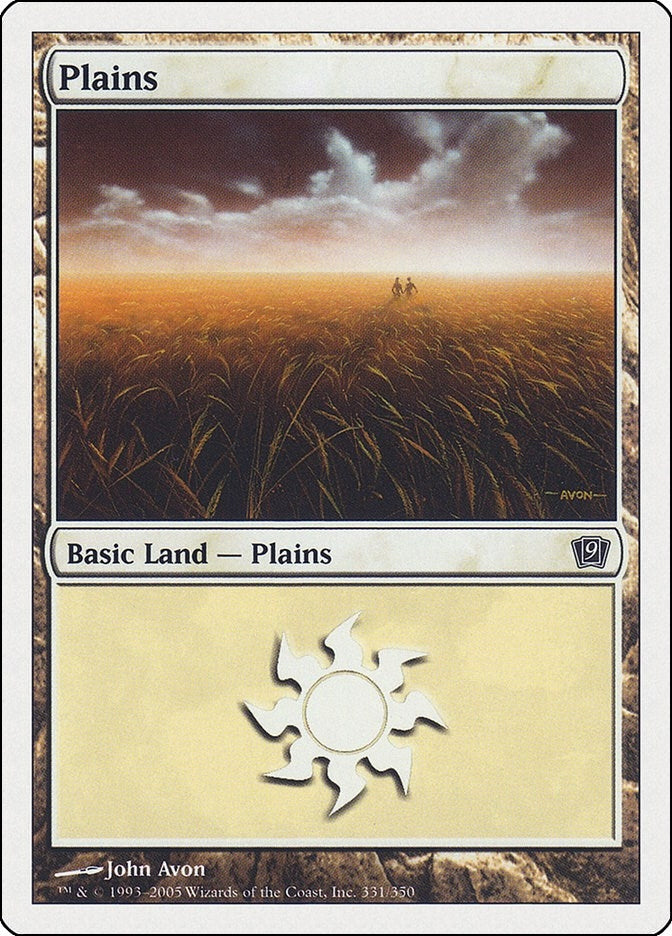 Image for Plains (331) (9th Edition) (331) - Magic: The Gathering