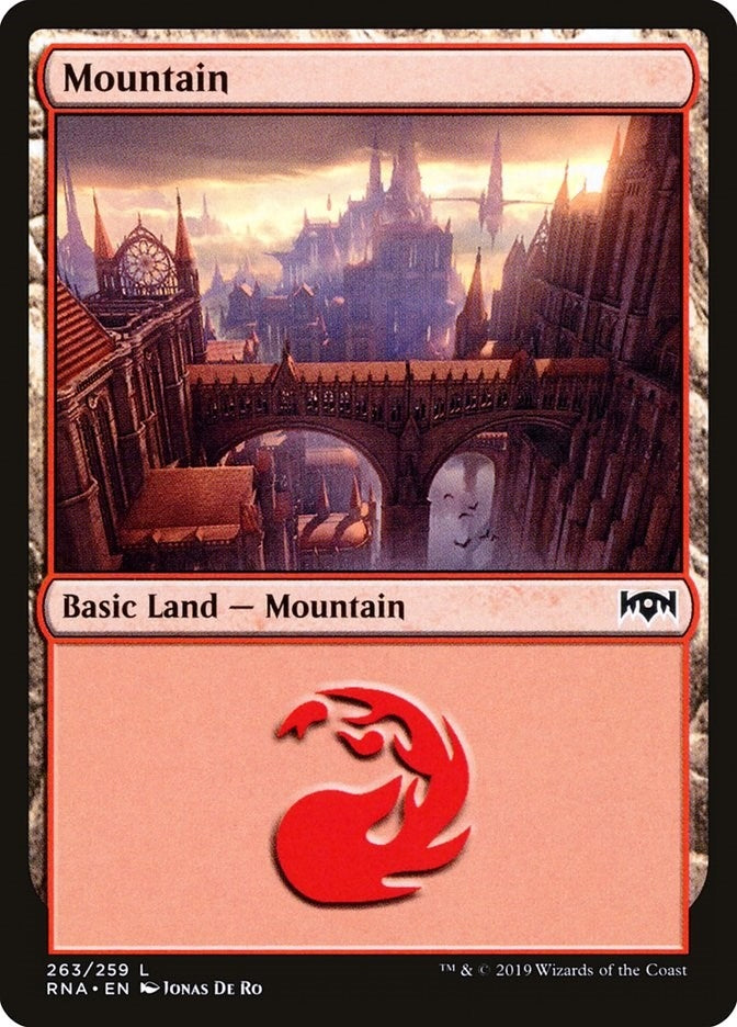 Image for Mountain (Ravnica Allegiance) (263) - Magic: The Gathering