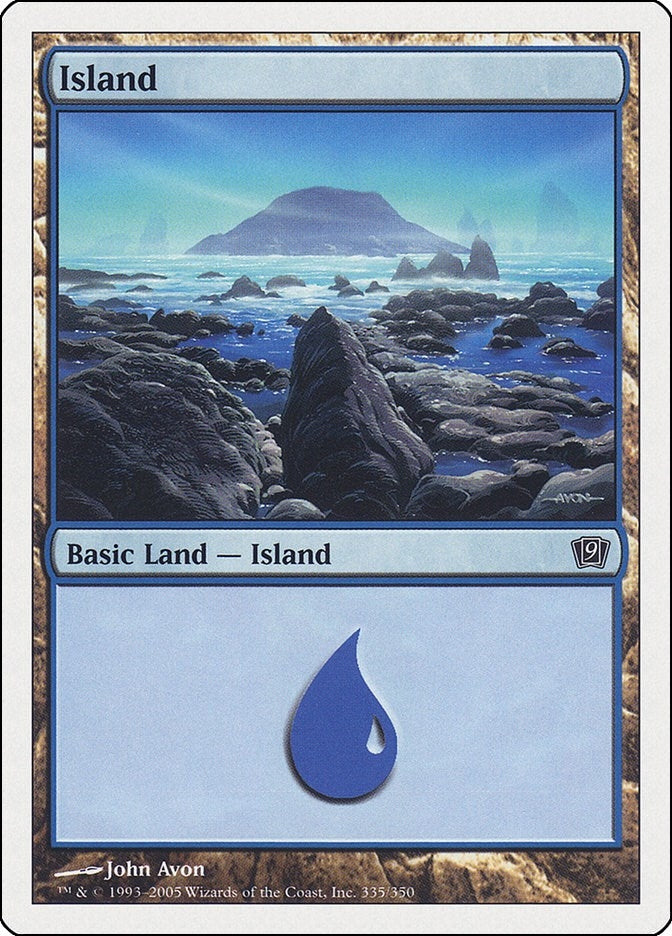 Image for Island (335) (9th Edition) (335) - Magic: The Gathering
