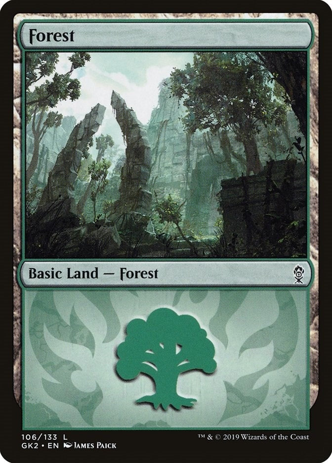 Image for Forest (106) (Ravnica Allegiance: Guild Kits) (106) - Magic: The Gathering