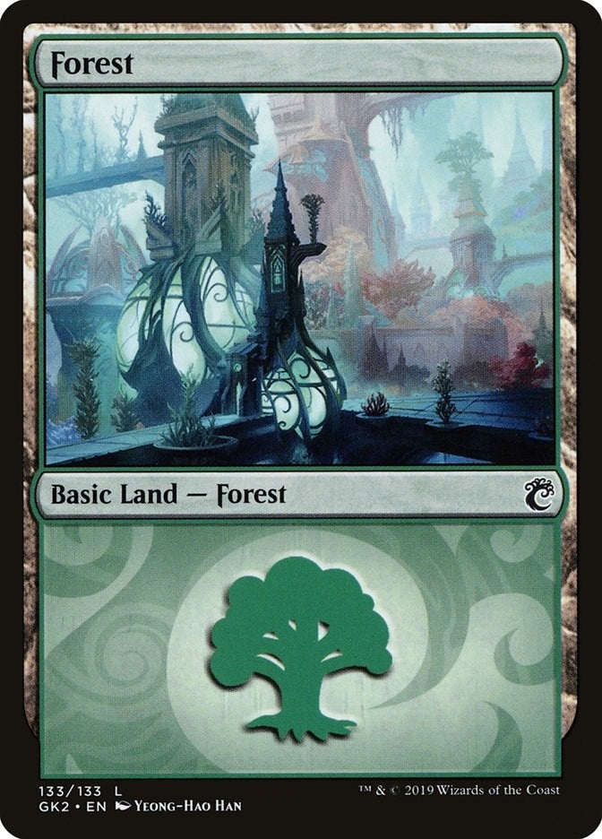 Image for Forest (133) (Ravnica Allegiance: Guild Kits) (133) - Magic: The Gathering