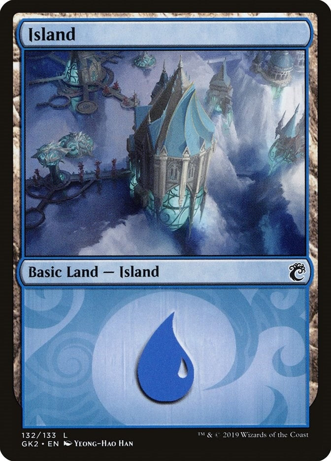 Image for Island (132) (Ravnica Allegiance: Guild Kits) (132) - Magic: The Gathering