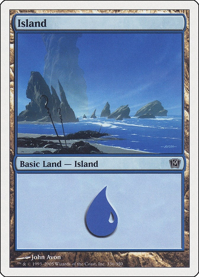 Image for Island (336) (9th Edition) (336) - Magic: The Gathering