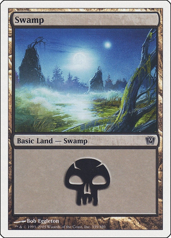 Image for Swamp (339) (9th Edition) (339) - Magic: The Gathering