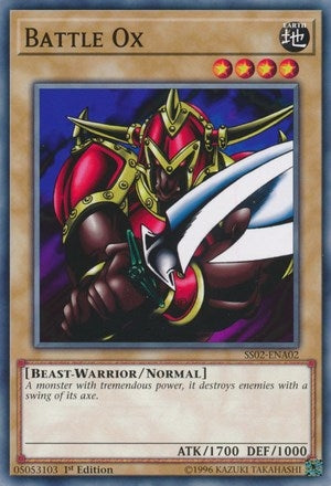 Image for Battle Ox (Speed Duel Decks: Duelists of Tomorrow) (SS02-ENA02) - YuGiOh