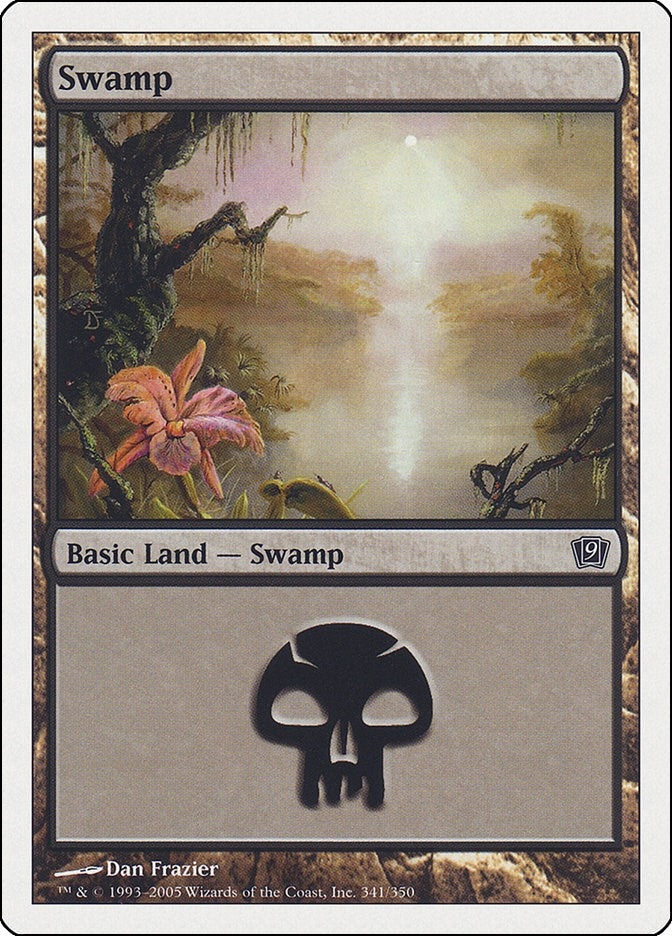 Image for Swamp (341) (9th Edition) (341) - Magic: The Gathering