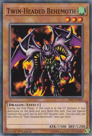 Image for Twin-Headed Behemoth (Speed Duel Decks: Duelists of Tomorrow) (SS02-ENA06) - YuGiOh