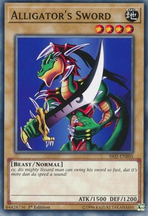 Image for Alligator's Sword (Speed Duel Decks: Duelists of Tomorrow) (SS02-ENB05) - YuGiOh