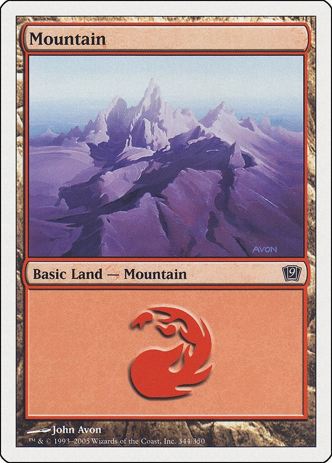 Image for Mountain (344) (9th Edition) (344) - Magic: The Gathering