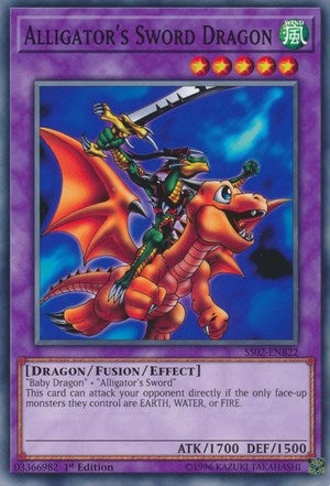 Image for Alligator's Sword Dragon (Speed Duel Decks: Duelists of Tomorrow) (SS02-ENB22) - YuGiOh