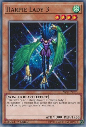 Image for Harpie Lady 3 (Speed Duel Decks: Duelists of Tomorrow) (SS02-ENC03) - YuGiOh