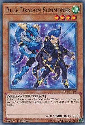 Image for Blue Dragon Summoner (Speed Duel Decks: Destiny Masters) (SS01-ENA08) - YuGiOh