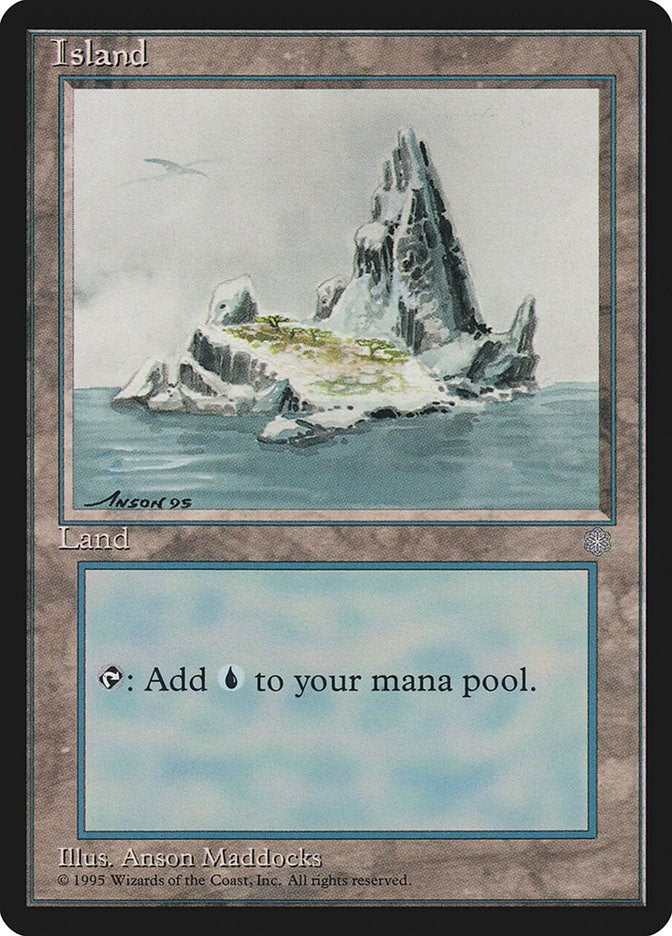 Image for Island (335) (Ice Age) (335) - Magic: The Gathering